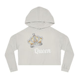 Queen Cropped Hooded Sweatshirt