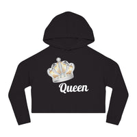 Queen Cropped Hooded Sweatshirt