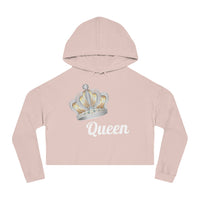 Queen Cropped Hooded Sweatshirt