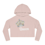 Queen Cropped Hooded Sweatshirt