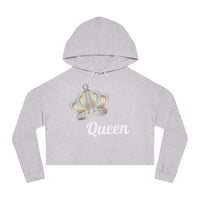 Queen Cropped Hooded Sweatshirt