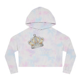 Queen Cropped Hooded Sweatshirt