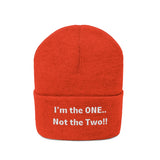 I'm the one Knit Beanie